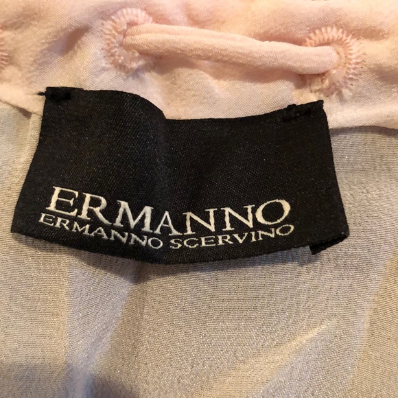 Ermanno Scervino LUXURY Mulberry Silk Blouse Made In Italy 2020 ResortCollection - Picture 3 of 13